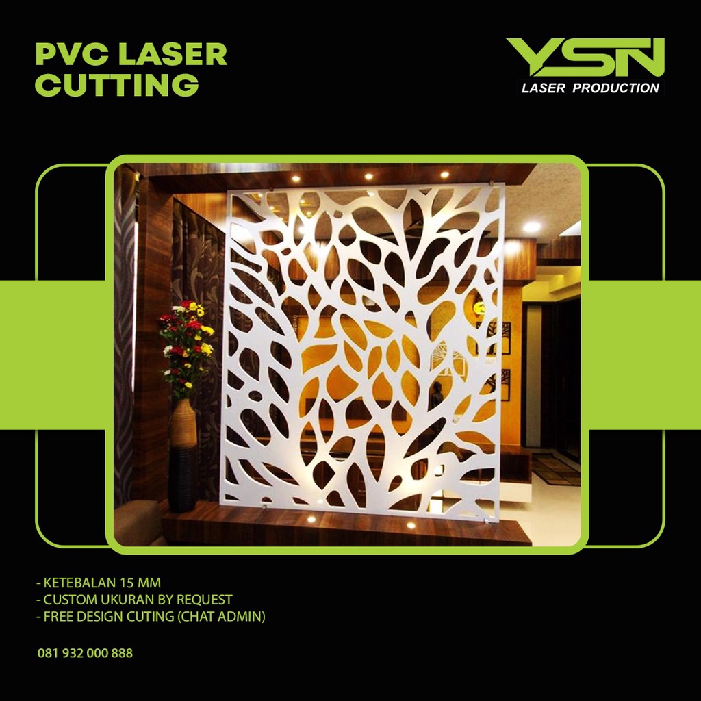 PVC Laser Cutting I Laser Cutting Custom I Cutting Laser PVC CNC Router I Plat Laser Cutting Pagar