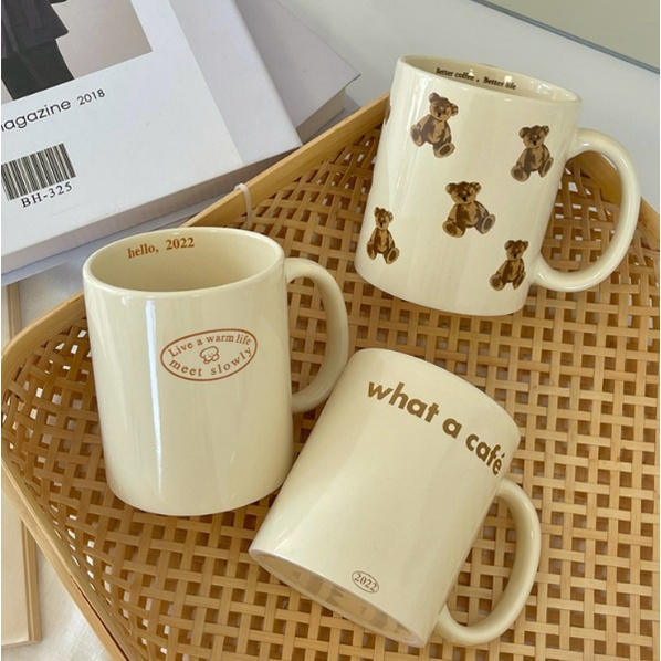 Gelas Cangkir Kopi Keramik Cangkir Keramik Mug Keramik Bear Series Premium Quality