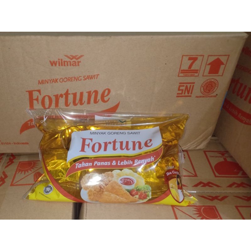 

Fortune bantal 1Liter / Minyak goreng fortune