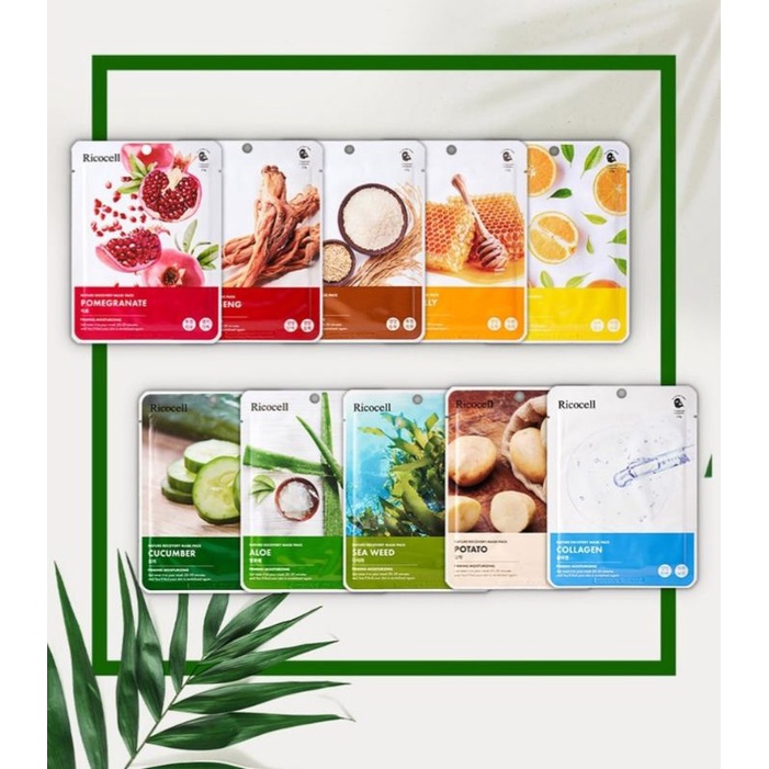 Ricocell Natural Recovery Sheet Mask Pack 1sheet