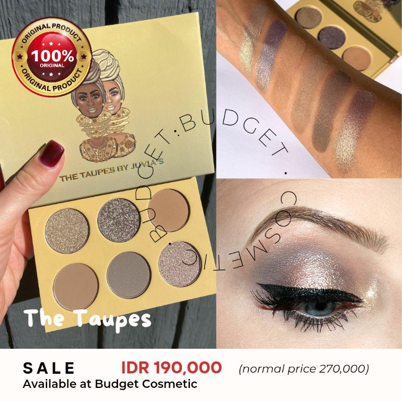 Jual Eyeshadow JUVIA'S PLACE THE TAUPES PALETTE MINI JUVIAS Nubian ...