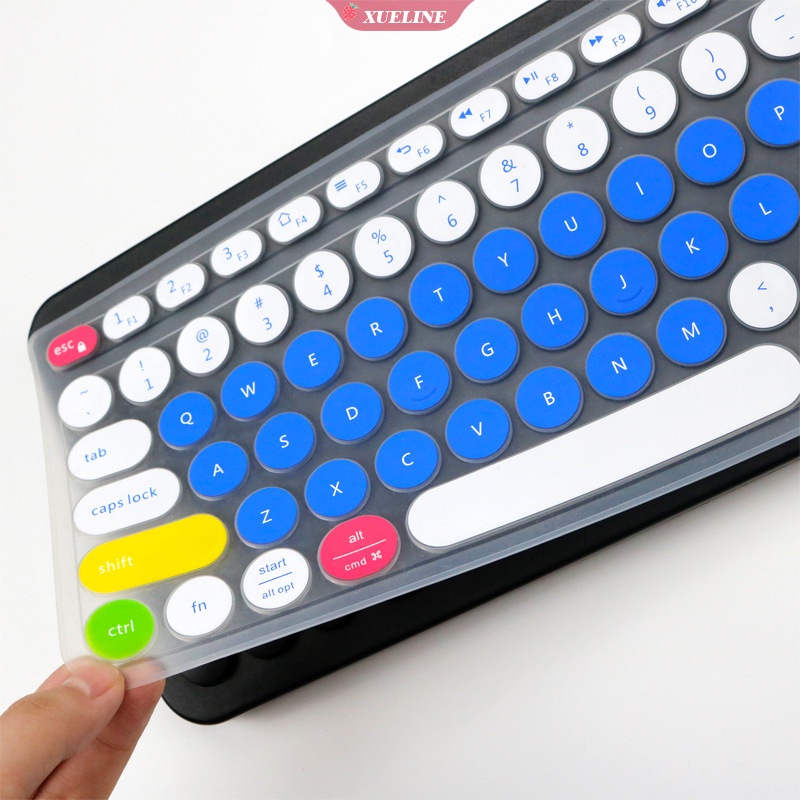 Logitech K780 film Pelindung keyboard Bahan Silikon TPU Transparan AK325i Blackpink ZXL