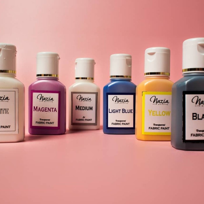 Set Primer Nazia Fabric Paint