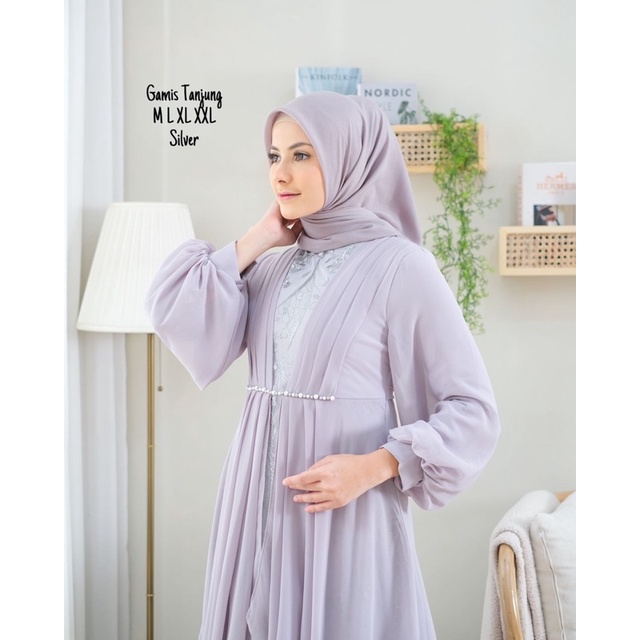 New Gamis Tulle Brokat Full  Panyet Kombinasi Ceruty - Gamis Modren Ceruty - Gamis Pesta - Gamis Kondangan Kekinian - Gamis Mewah Harga Promo - Gamis Lebaran 2022