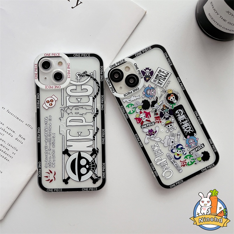 Casing Realme 9i 9 Pro+ C35 C30 C31 C25Y C21Y C25 C25s C25Y C21 C20 C20A C17 C15 C12 C11 2021 8i 8 7i 7 Pro 5 5s 5i 6i C3 Narzo 50A Prime 50i 30A Motif Kartun Cartoon One Piece Case Sticker Style Phone Case Clear All-inclusive Anti-fall Protective Cover