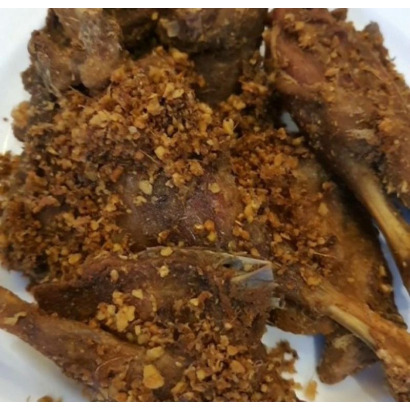 

bebek goreng bu lia surabaya dada ato paha lengkap sambal dan bumbu