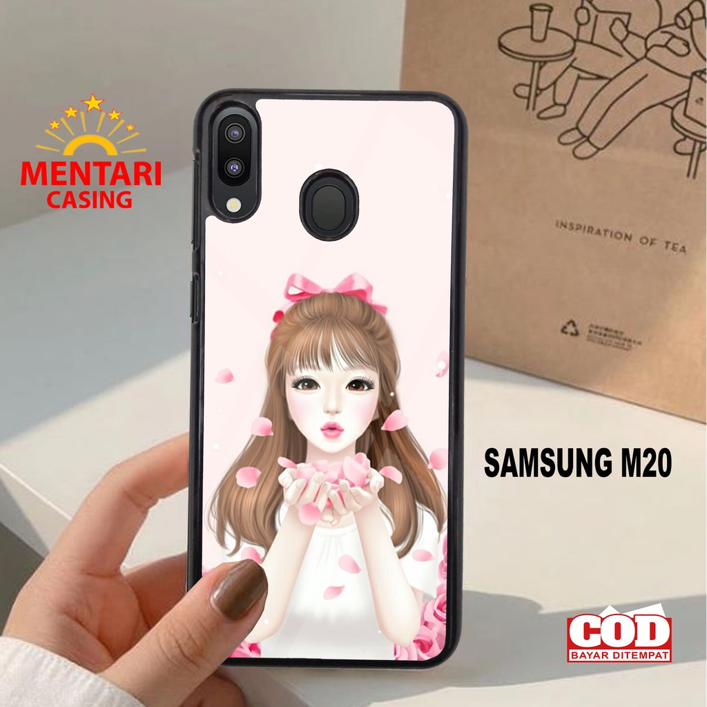 Casing Samsung M20 Case Samsung M20 Cewek Terbaru Terlaris Hardcase Softcase Glosy Mentaricasing