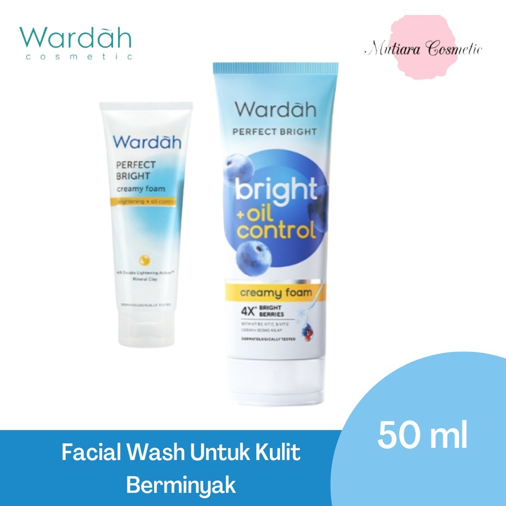 WARDAH PERFECT BRIGHT CREAMY FOAM 50 ML / 100 ML @MJ