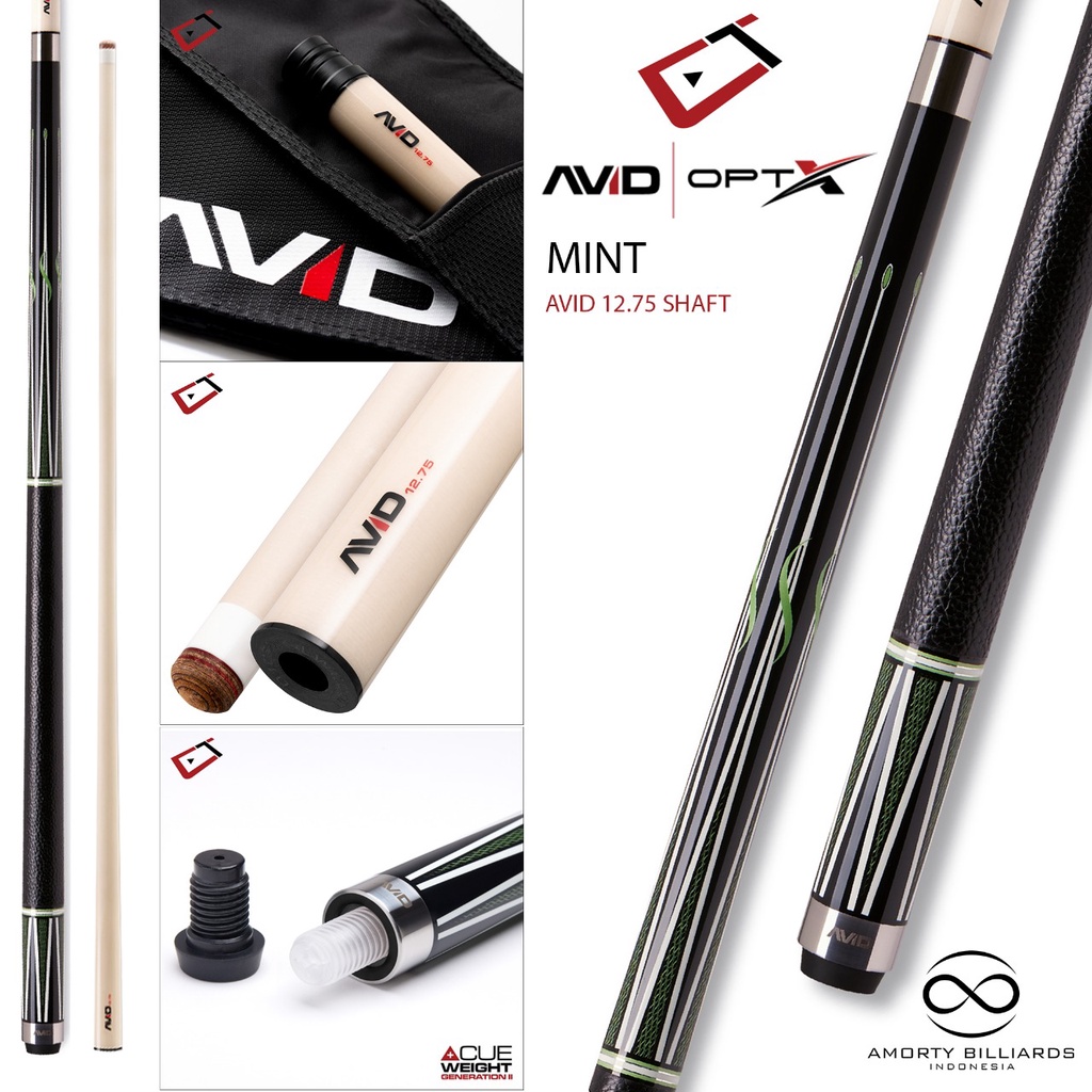 Cuetec Avid Opt-X Mint / Stick Play Billiard