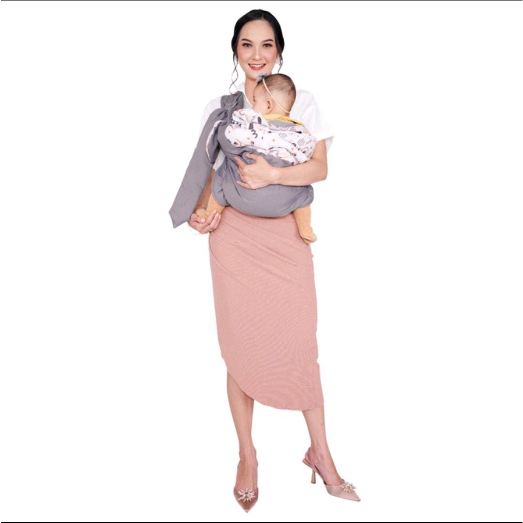 Mom's Baby Gendongan Bayi Samping (bisa u/ newborn) Aurora Series - MBG 1022