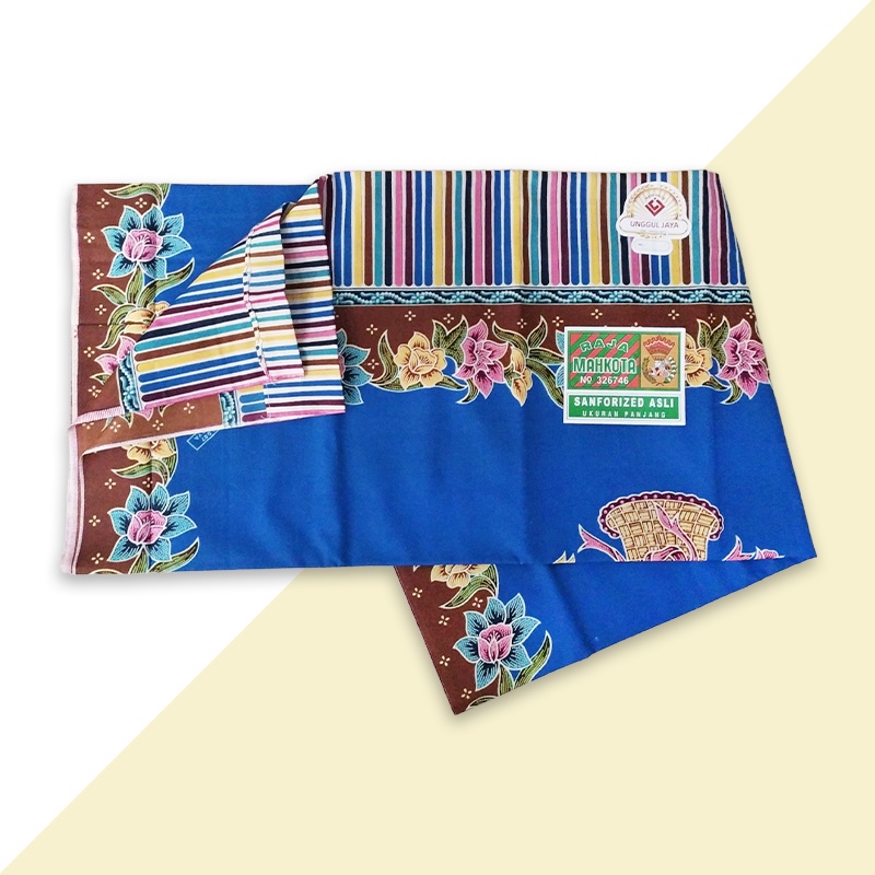 Jarik Gendong Bayi Unggul Jaya Raja Mahkota Corak Bunga - Kain Jarik Batik Panjang 235×90cm