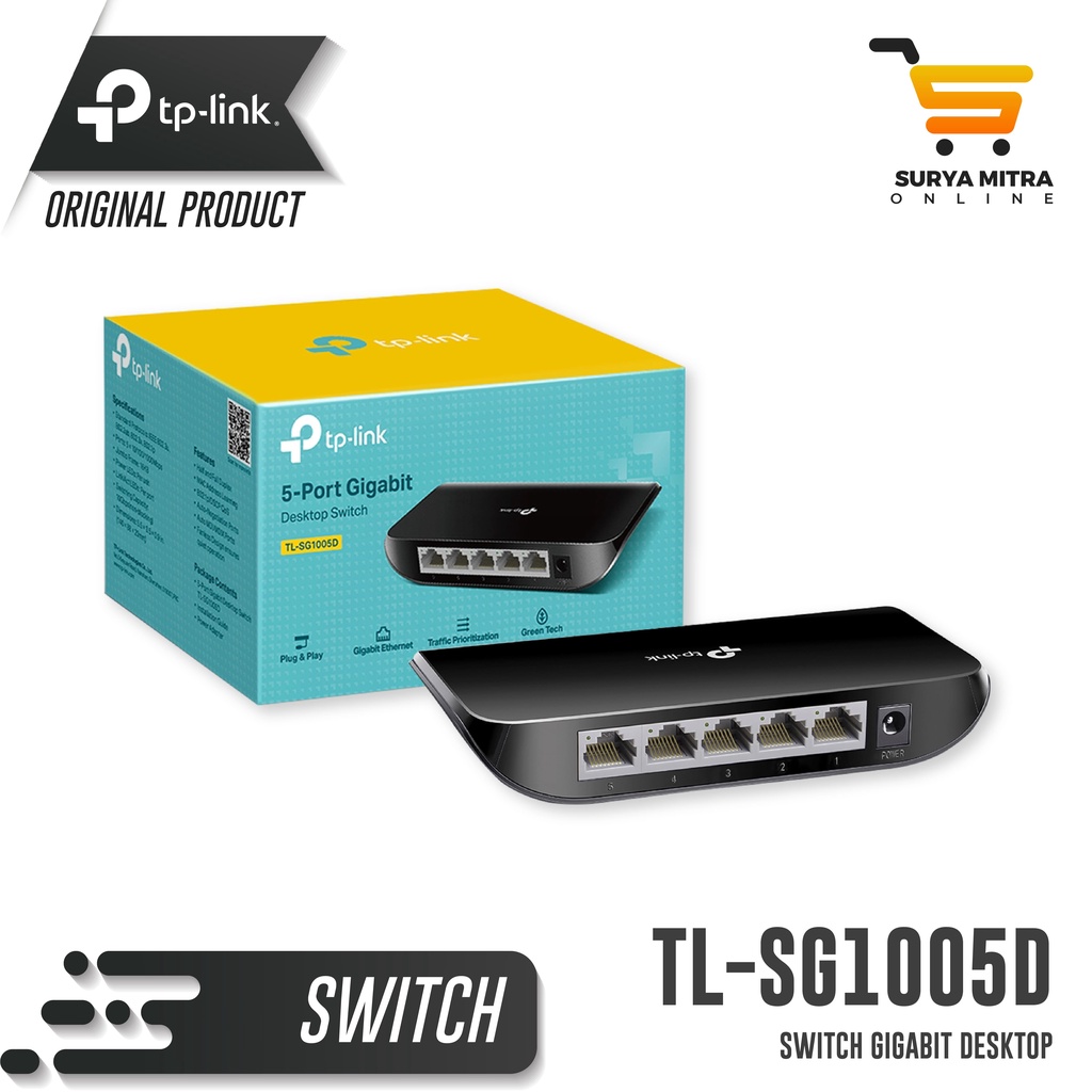 Switch Gigabit TP-Link TL-SG1005D 5 Port