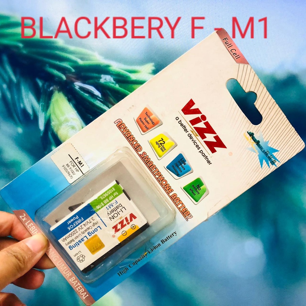 MINIGO PROMO!! BATERAI VIZZ BLACKBERRY CM2-8220/ BLACKBERRY CS2-8520/ BLACKBERRY DX1-8900/ BLACKBERRY FS1-9800/ BLACKBERRY FM1-9100/ BLACKBERRY EM1-9370/ BLACKBERRY JS1-9220