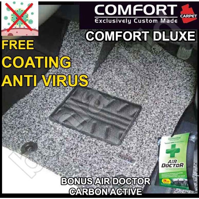 Karpet Nissan Livina / X-gear 2baris Comfort Dluxe + Heelpad