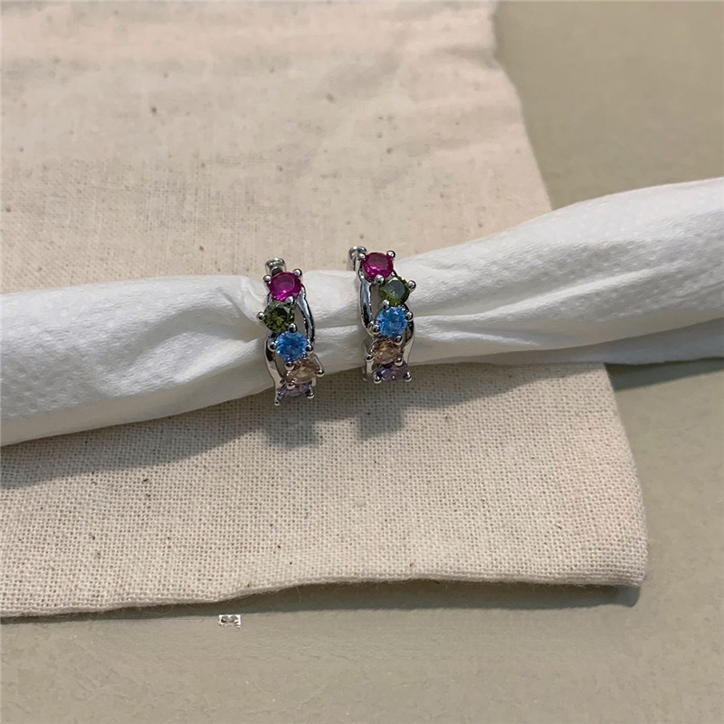 Anting Berlian Warna-Warni Untuk Aksesoris