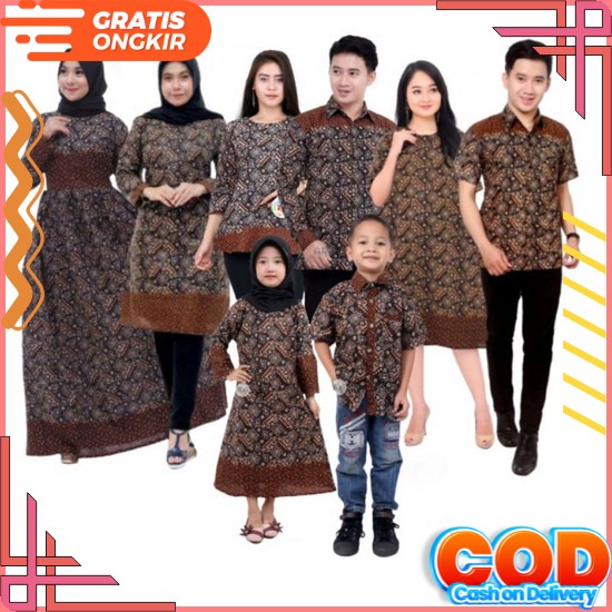 Moana Dress Wanita Batik Couple Modern Dress Batik Modern Gaun Pesta Dress Batik Wanita Model Span R