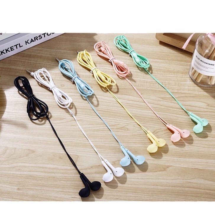 Headset Macaron Matte U19 / Earphone Mega Bass Brand Good Quality Extra Bass