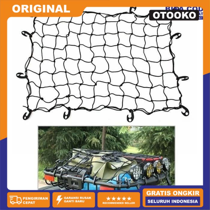 Cargo Net Atap Mobil Jaring Bagasi Barang Net Car Roof Bag Cargo Pack