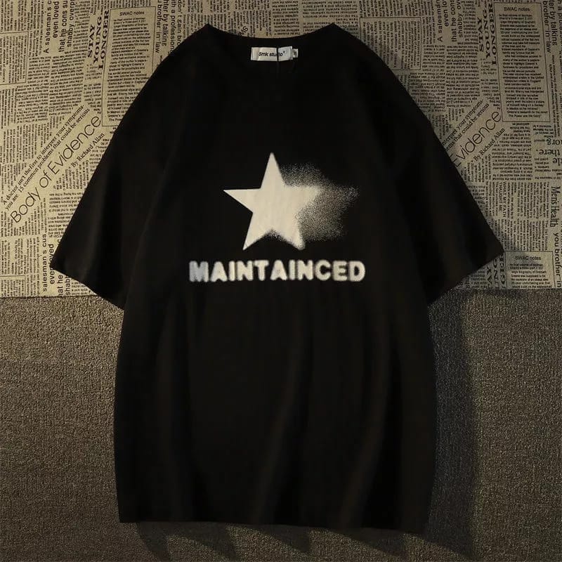 COD baju oversize MAINTANCE M|L,XLkaos disto t-shirt bandung oblong terlaris fashion pria-belibeli