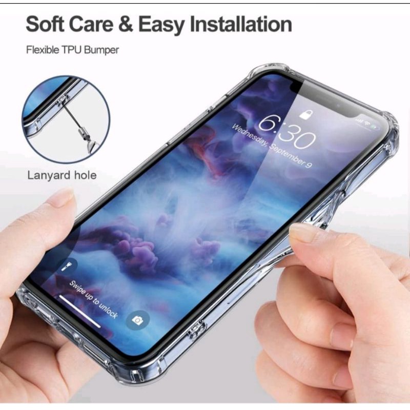 Softcase bening protect camera for Samsung A03 core TPU transfaran