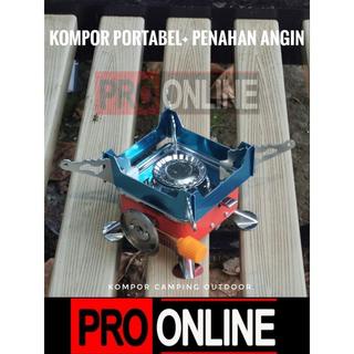 kompor portable windproof alat masak camping outdoor