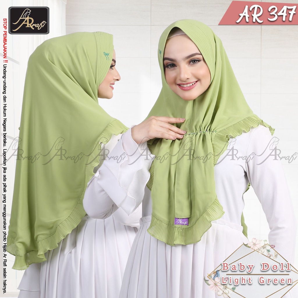 Arrafi hijab jilbab kerudung bergo instan Arrafi AR 347 hijab wanita cantik kudung instant arafi ORI