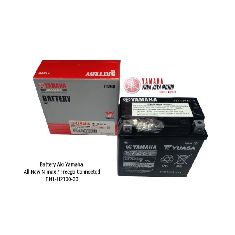 BATTERY AKI ACCU YAMAHA ALL NEW N-MAX/FREEGO CONNECTED BN1-H2100-00
