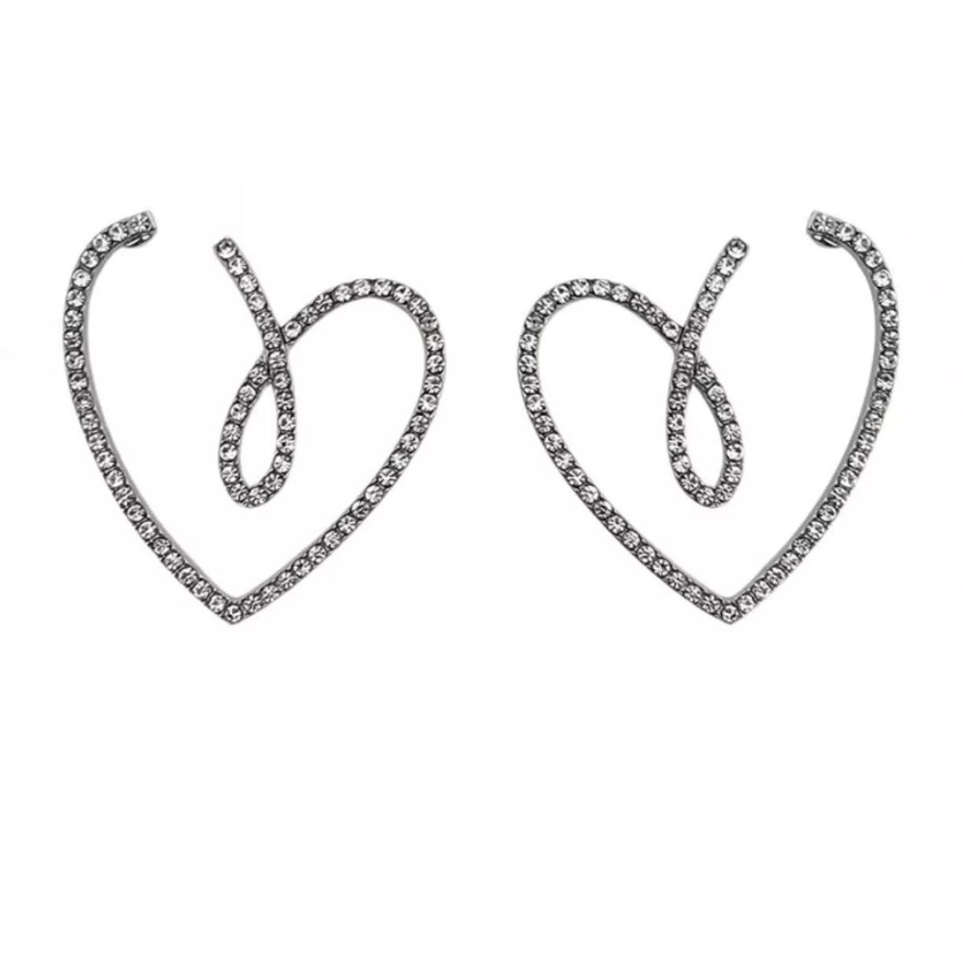 Anting love elegan terbaru anting Fashion wanita