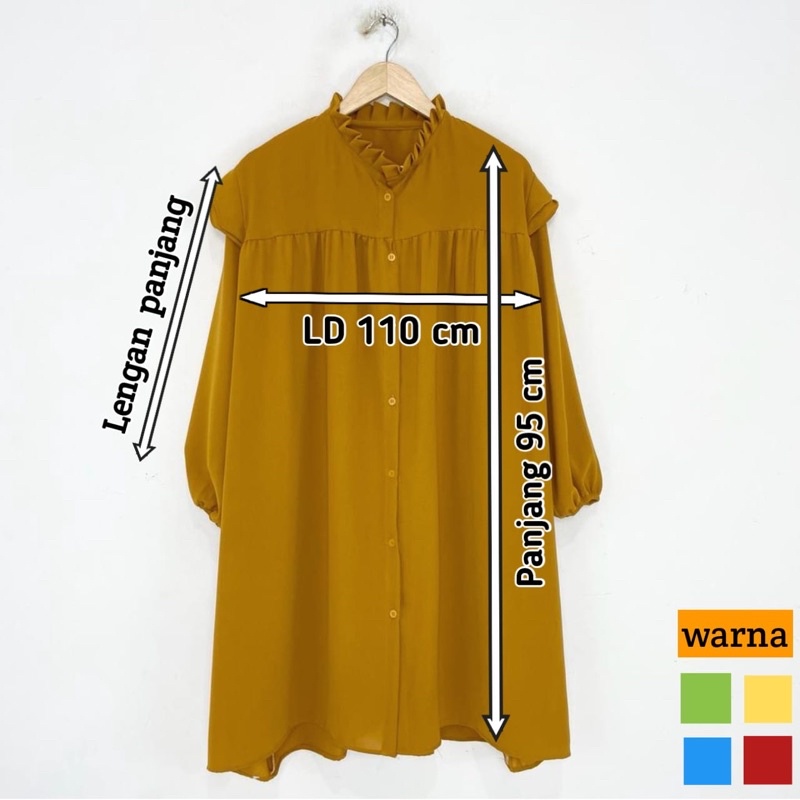 fazza tunik giani polos / tunik polos / tunik