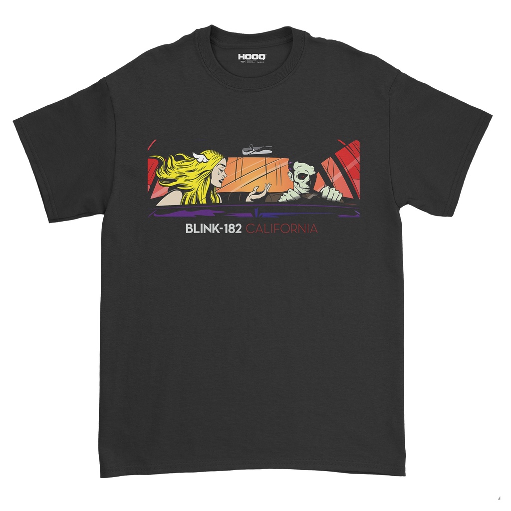 KAOS BAND BLINK 182 - CALIFORNIA MUSIC MERCH / BAJU BLINK 182 / COTTON COMBED 24S