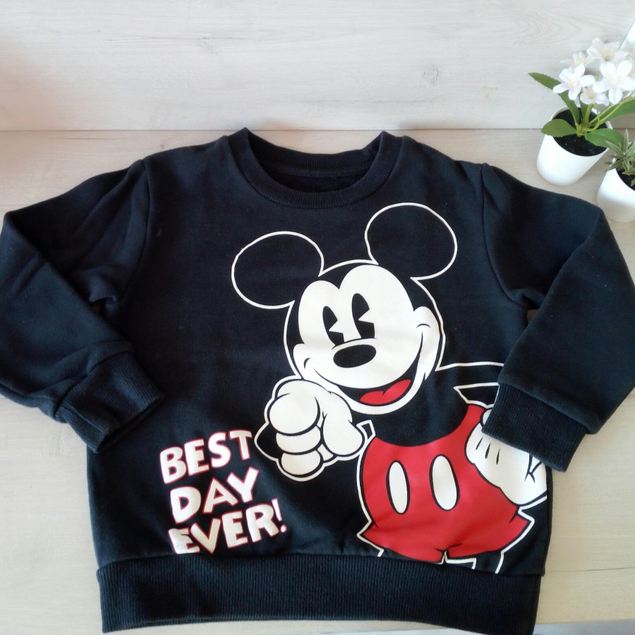 sweater mickey H&M anak 2th preloved
