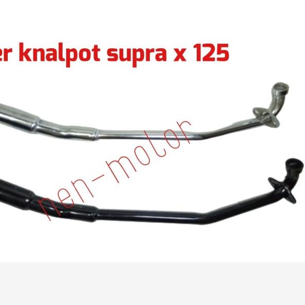 Leher knalpot supra x 125 pipa knalpot supra 125cc - Putih