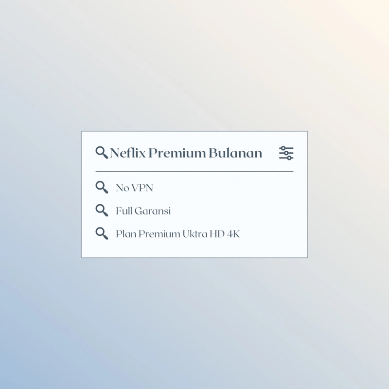 PAKET NONTON NEFLIX PREMIUM MURAH BULANAN