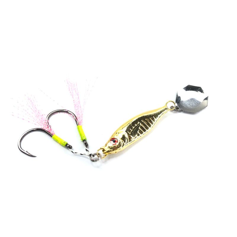 Metal Jig Little Jack Gold 10 Gram + Double Assist