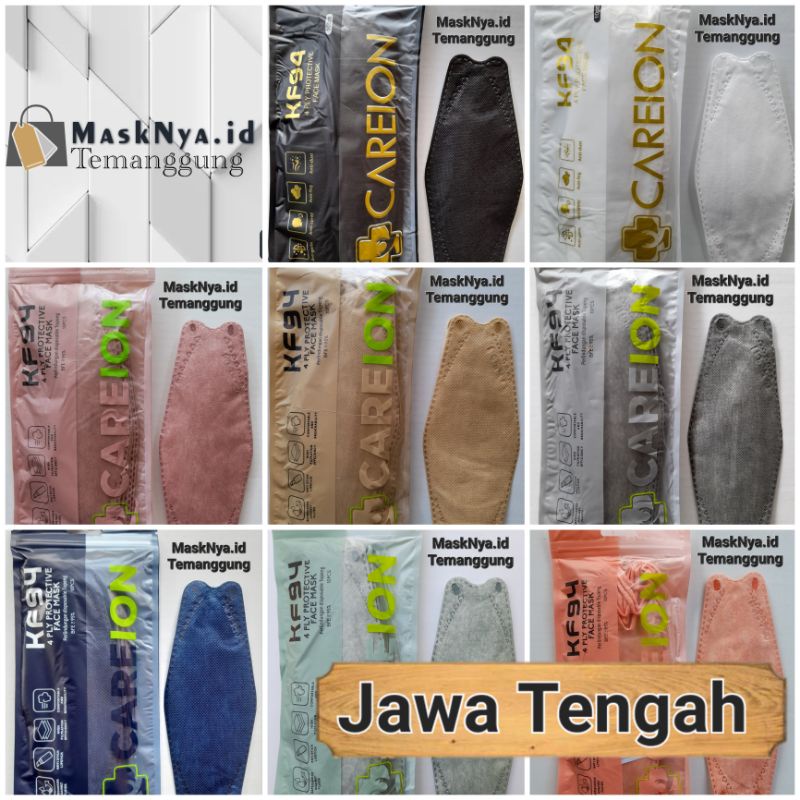 MASKER KF94 CAREION ORIGINAL ISI 10"