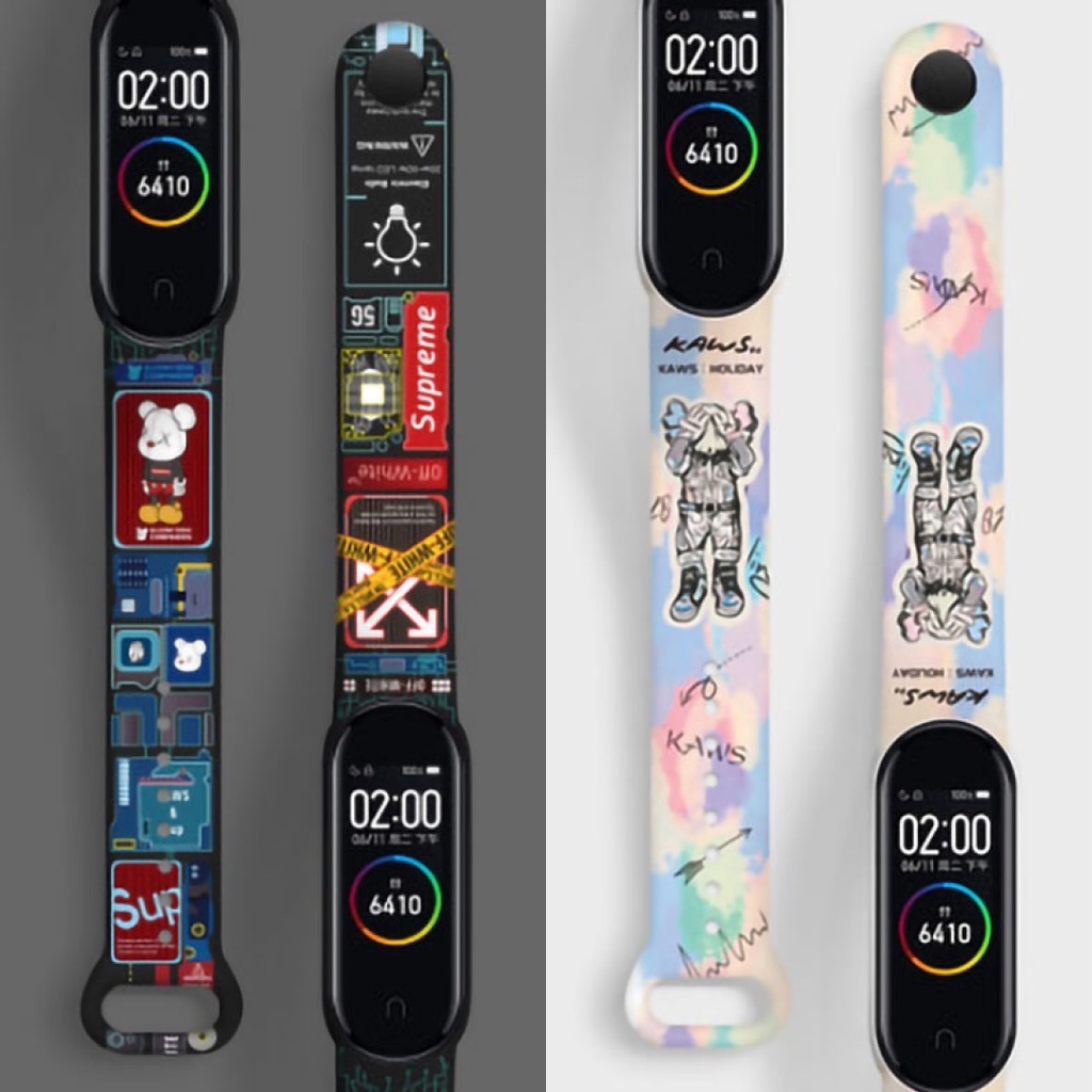 Cartoon Strap Mi Band 3 4 5 6 Miband TPU Soft Band