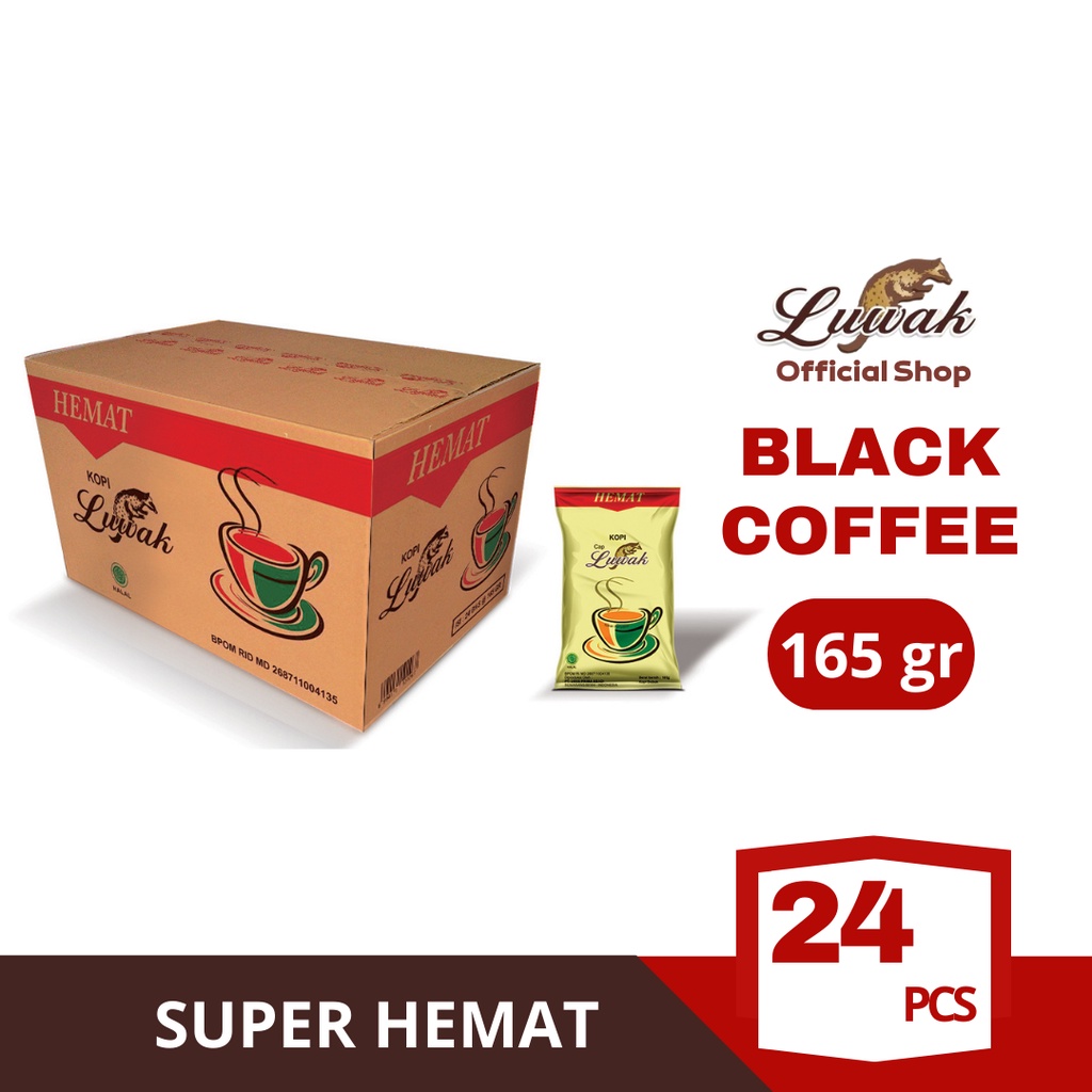 

Kopi Luwak Super Hemat 165gr - 1 Karton