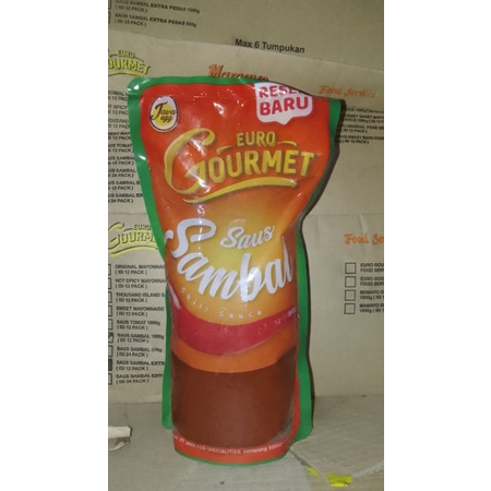 

Euro Gourmet Sambal 1kg/Saus Sambel