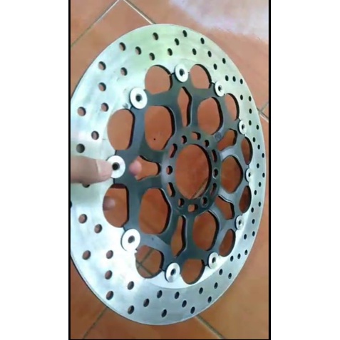 DISC PIRINGAN BREMBO SNOWFLAKE HITAM RARE ITEM ORIGINAL