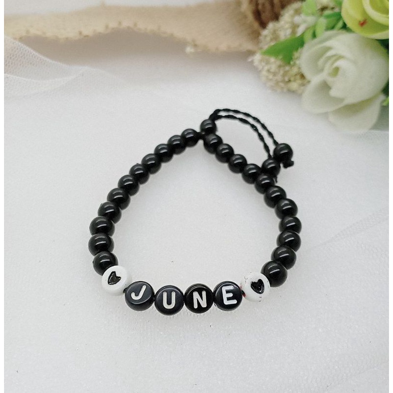 Yasafa Gelang Tasbih Nama Manik Love Inisial