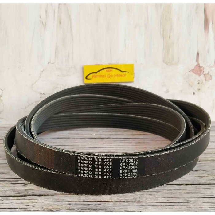BANDO VAN BELT 6PK 2005 RIB BELT TALI KIPAS 6PK-2005 FAN BELT ALUR