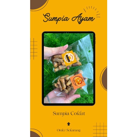 

sumpia Abon Ayam dan sumpia Coklat- kress kress