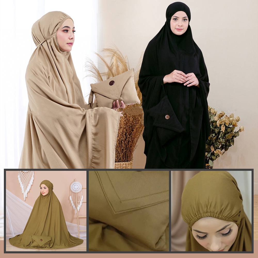 Mukena Jumbo Bali Premium ZMT05 Mukena Travel Bahan Rayon Premium Halus Cocok Untuk Kado