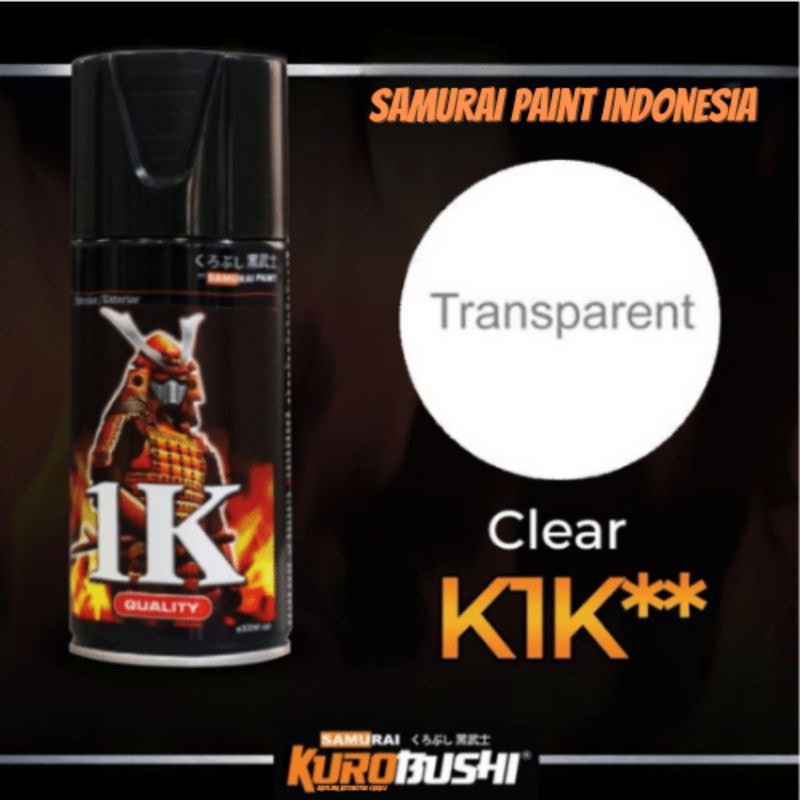 Jual Samurai Paint K K Clear Produk Bergaransi Original Shopee