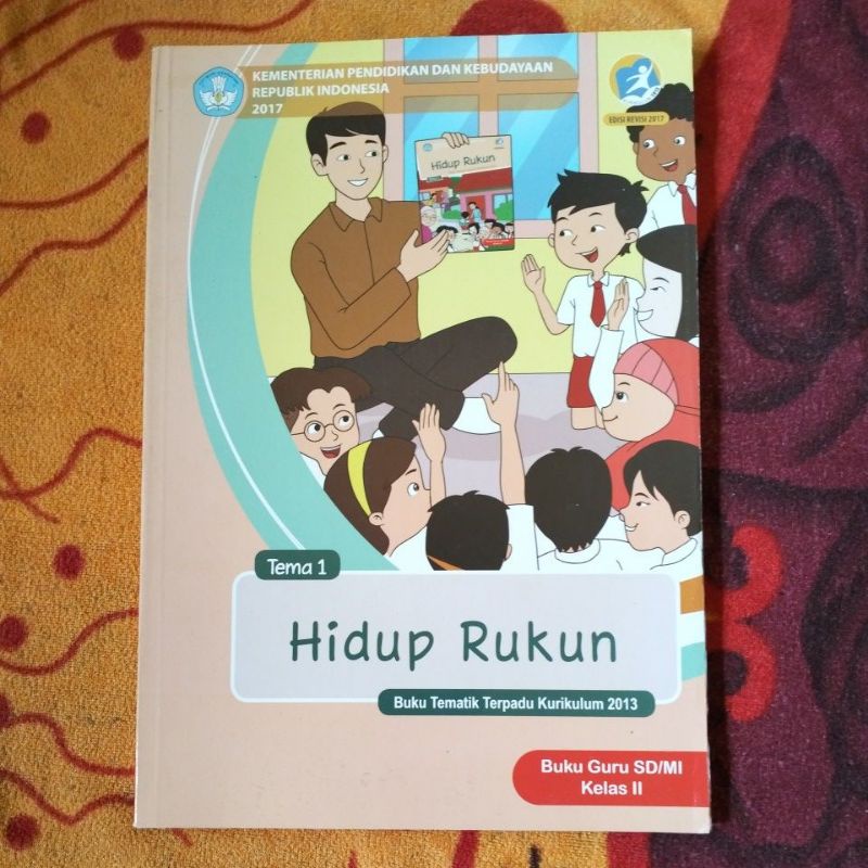 ORIGINAL BUKU GURU TEMA 1 HIDUP RUKUN KELAS 2 SD