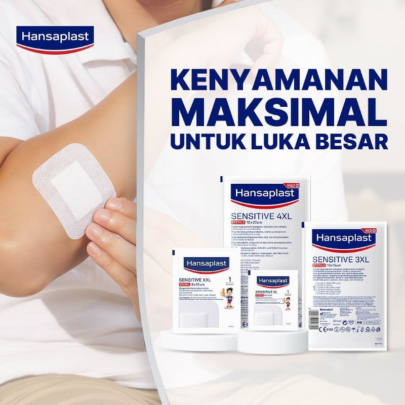 Hansaplast Sensitive Steril Per 1 Sachet (1Pcs)