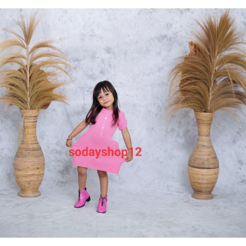 sweater rajut Dress Anak perempuan 1 - 4 tahun