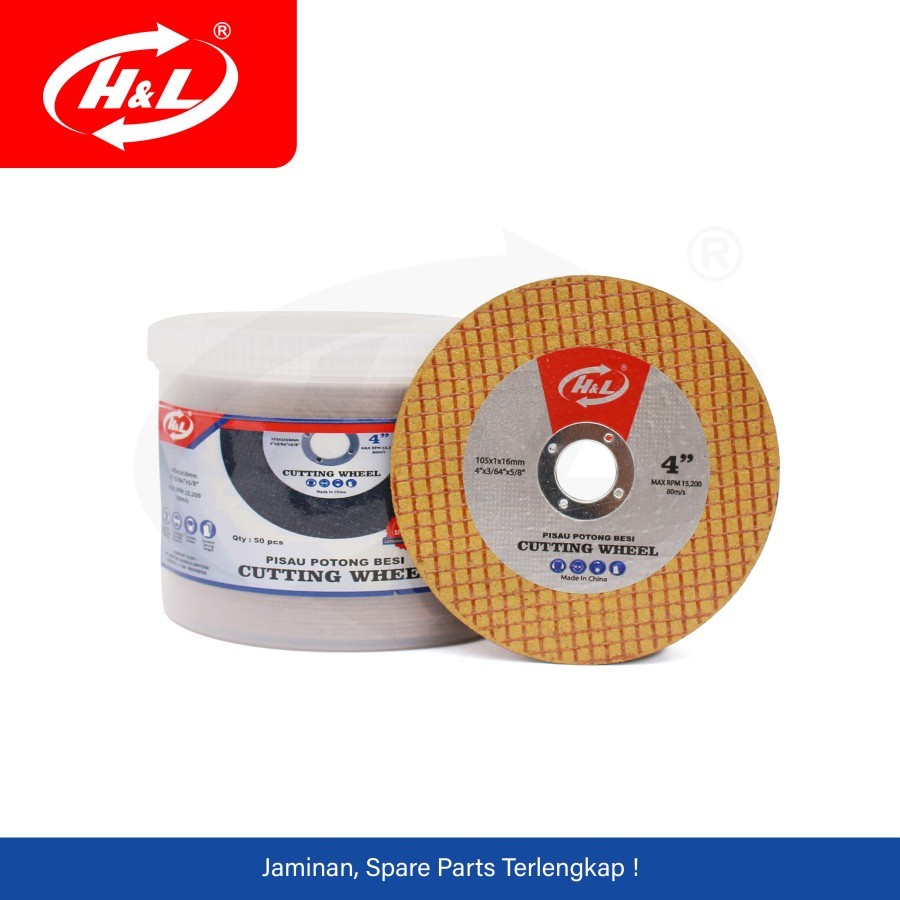 HL Batu pisau Potong gurinda gerinda Besi 4 inch Cutting Wheel wd ryu