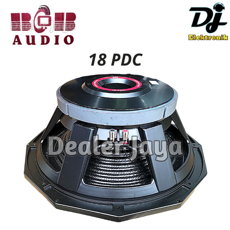 Speaker Komponen BOB Audio 18 PDC / 18PDC - 18 inch (CARBON)