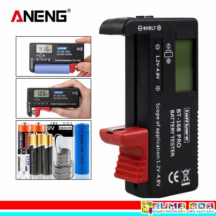 TESTER BATERAI DIGITAL ALAT CEK KAPASITAS TEGANGAN BATERAI DIGITAL